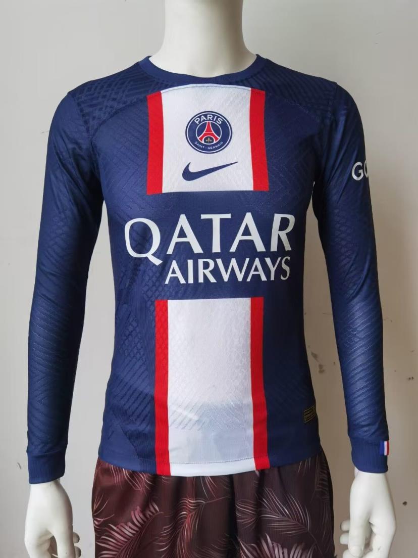 AAA Quality Paris St Germain 22/23 Home Long Jersey(Player)
